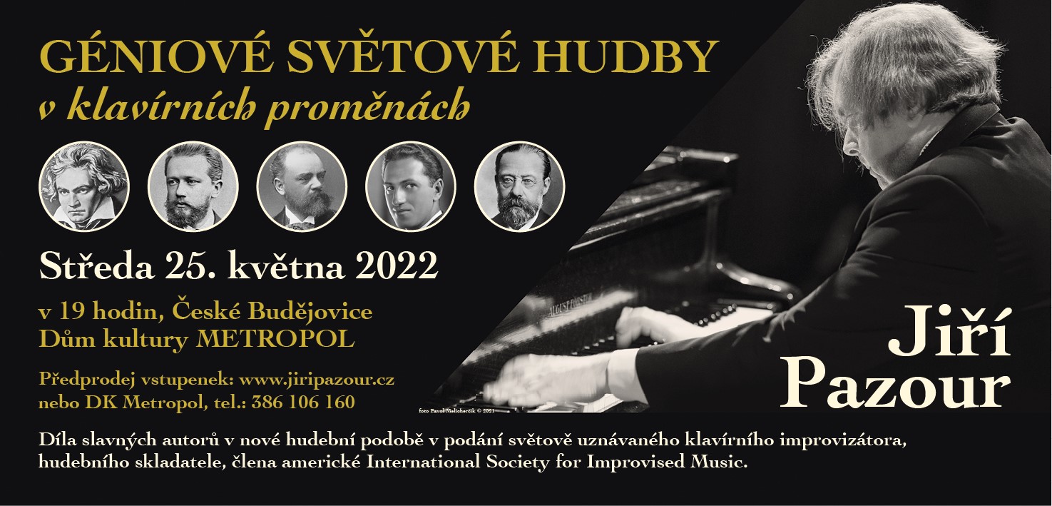 Jiří Pazour – Géniové světové hudby v klavírních proměnách